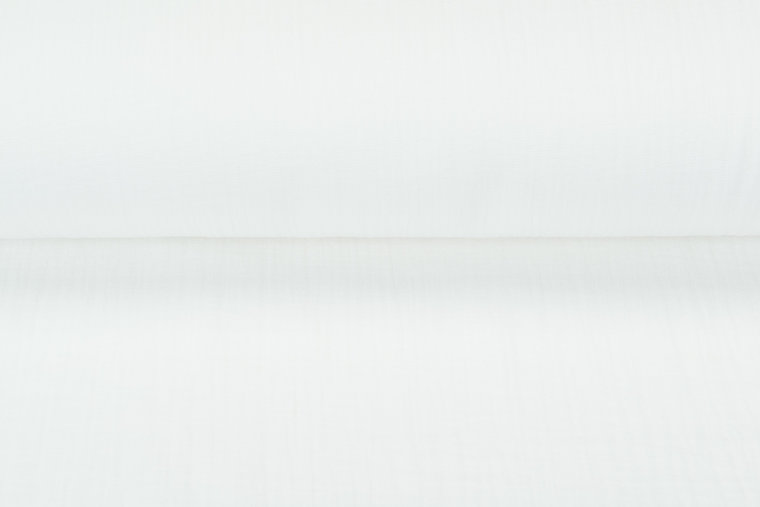 Baumwoll Musselin leinen look off-white