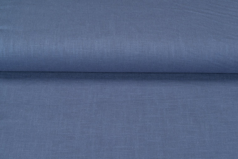 Leinen metalblau