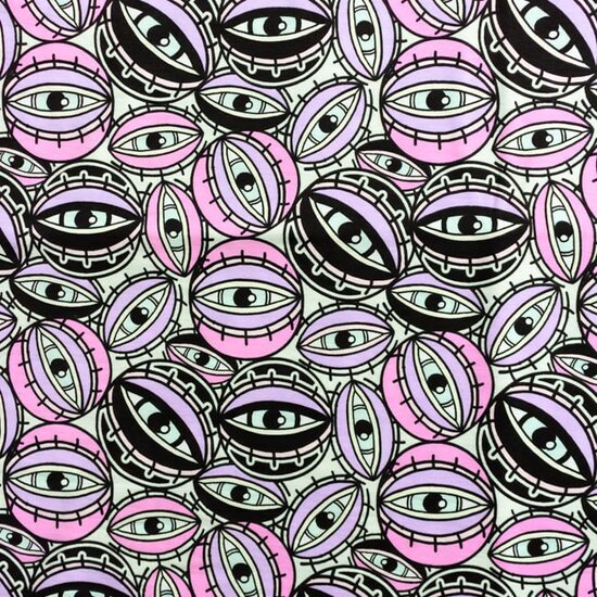 Baumwolljersey colour changing eyes