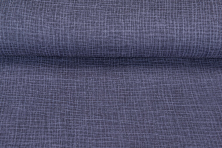 Baumwoll Musselin Dirty Wash violett