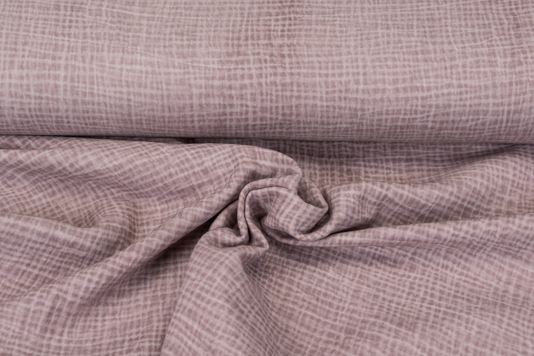 Baumwoll Musselin Dirty Wash pastell rosa
