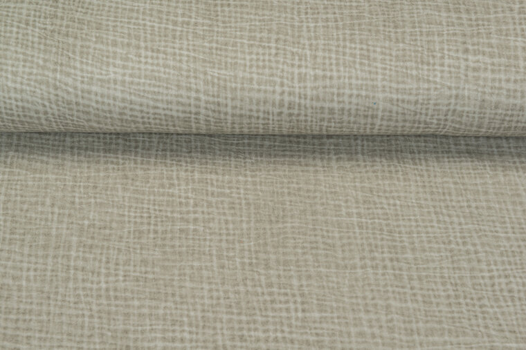 Baumwoll Musselin Dirty Wash sand