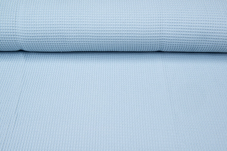 Waffeltuch fein hellblau
