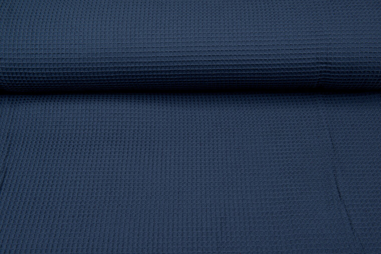 Waffeltuch fein blau