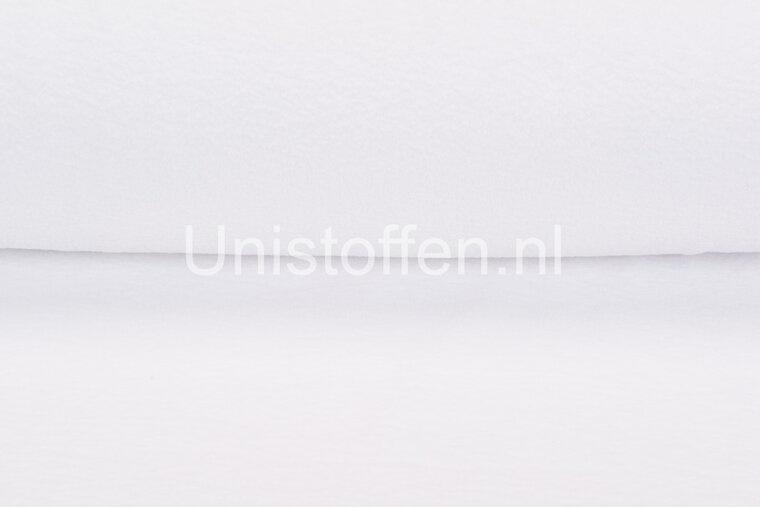 Baumwolle Fleece weiss
