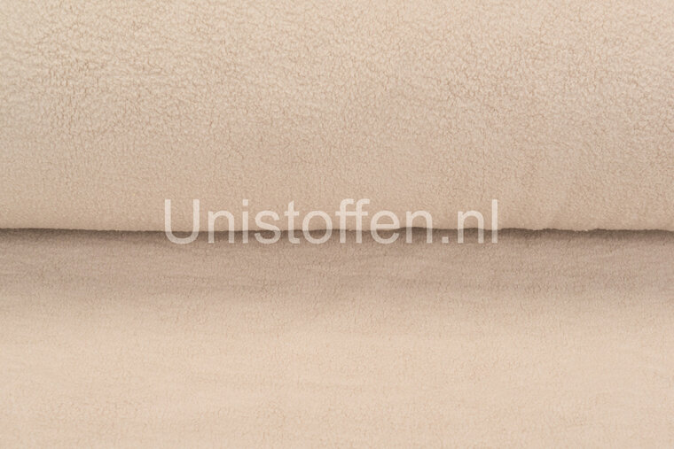 Baumwolle Fleece sand