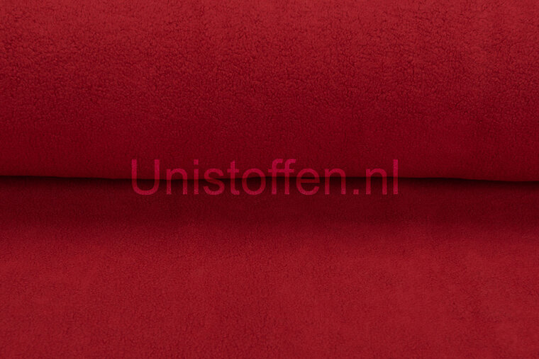 Baumwolle Fleece rot