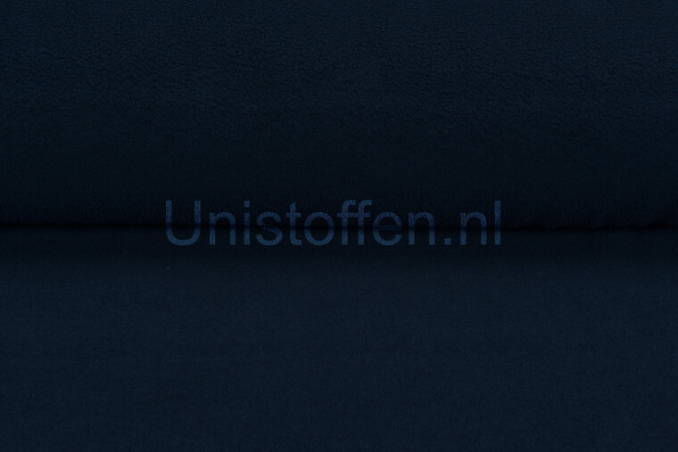 Baumwolle Fleece dunkelblau