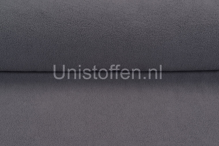 Baumwolle Fleece grau