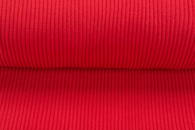 Grobstrickb&uuml;ndchen rot