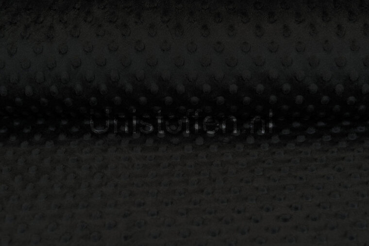Minky Fleece schwarz