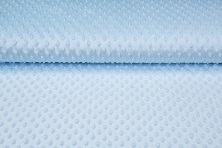 Minky fleece hellblau