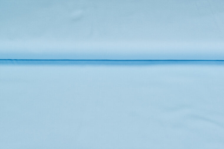 Baumwolle Popeline uni hellblau