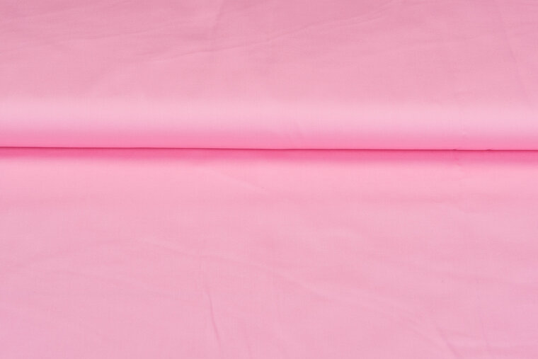 Baumwolle Popeline uni rosa
