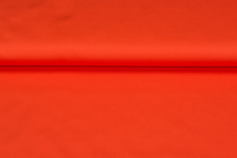 Baumwolle Popeline uni orange