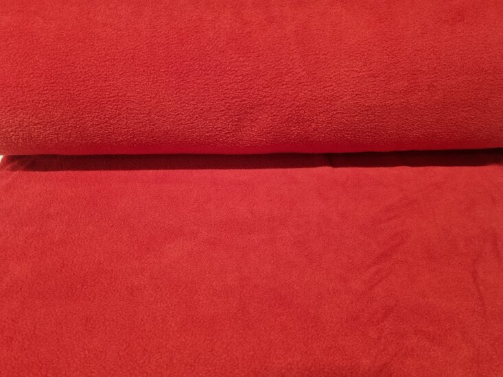 Micro Fleece anti-pilling rood