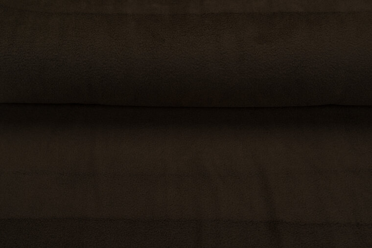 Micro Fleece anti-pilling dunkelbraun