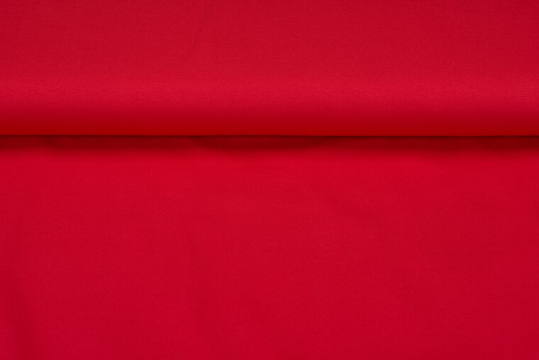 Baumwolljersey uni rot