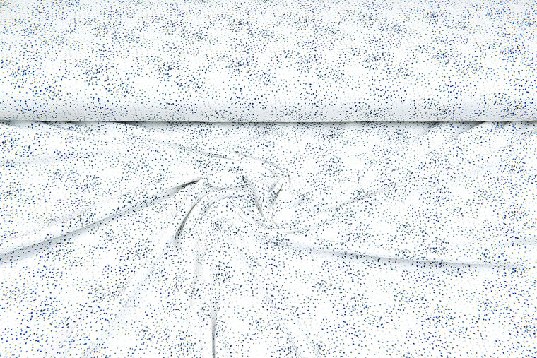 Baumwolljersey bedruckt little dots mint