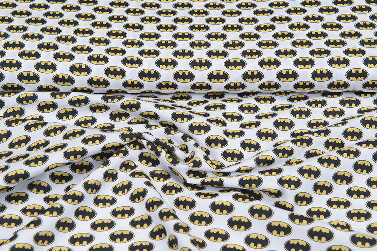 Lizenz Baumwoll Popeline Bedruckt Batman