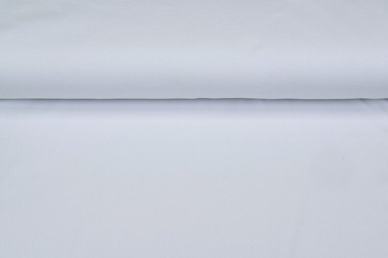 Feincord Jersey weiss