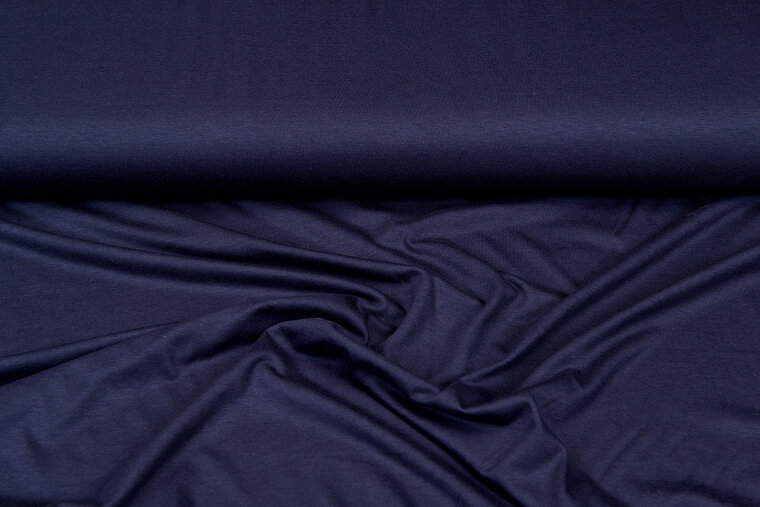 Viskose Jersey dunkelblau-lila 1