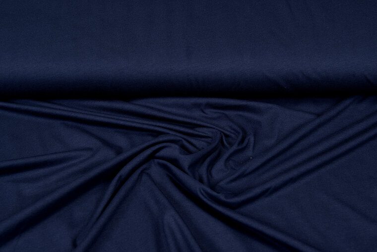 Viskose Jersey dunkelblau