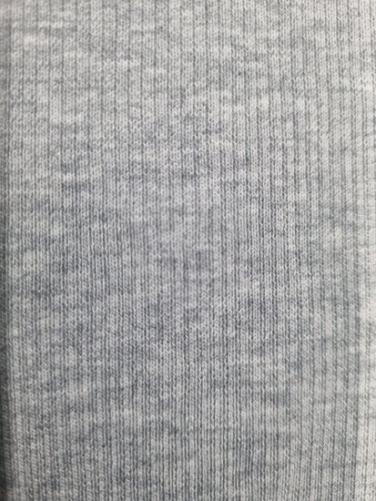 Feincord Jersey grau meliert