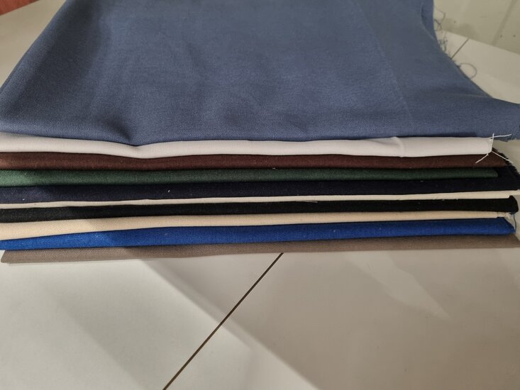 Stoffrestepaket 10 St&uuml;ck Viscose Leinen