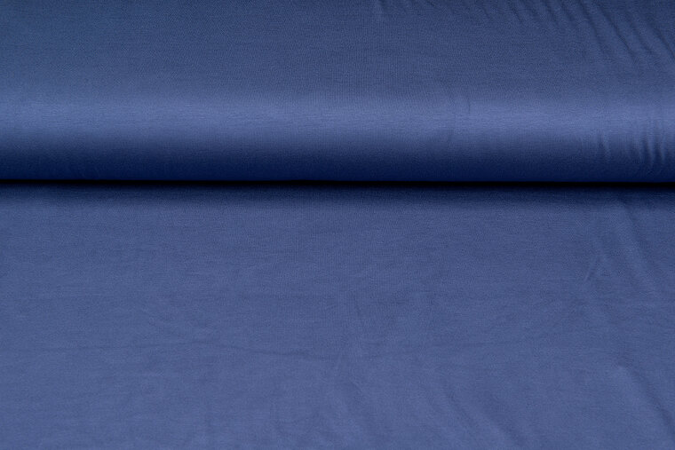 Viskose Jersey metalblau