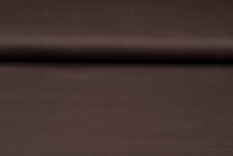 Canvas Uni dunkelbraun