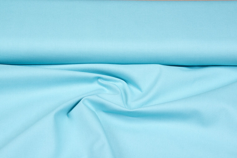 Canvas Uni aqua blau