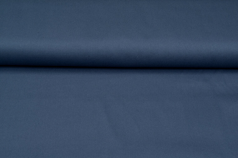 Canvas Uni metalblau