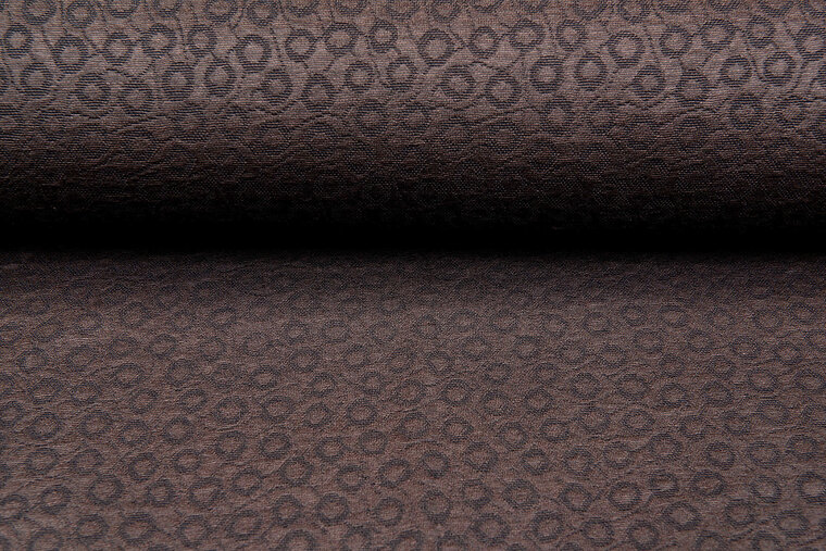 Strickstoff panther braun