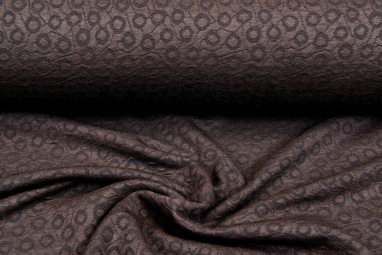 Strickstoff panther braun