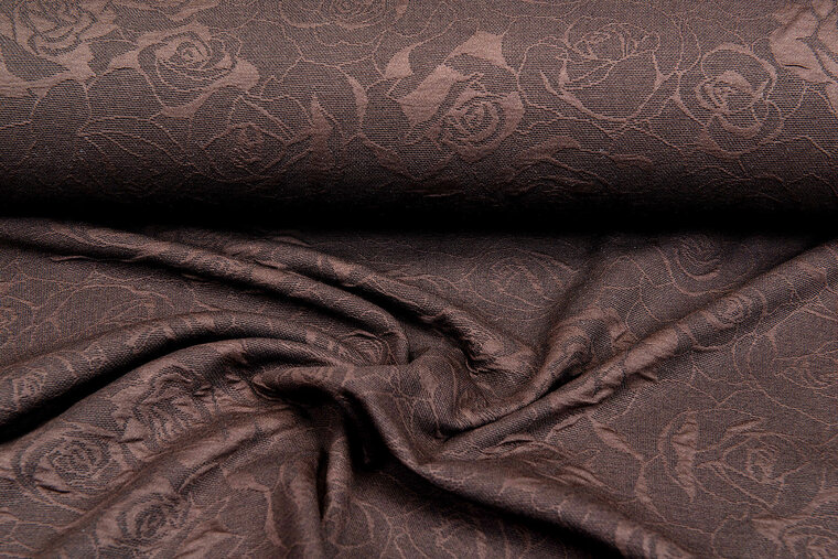 Strickstoff roses 3 braun