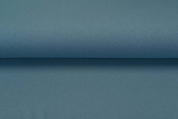 Sweat Uni metalblau-1