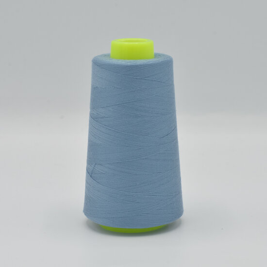 Overlockgarn metalblau