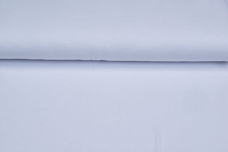 Rippjersey weiss