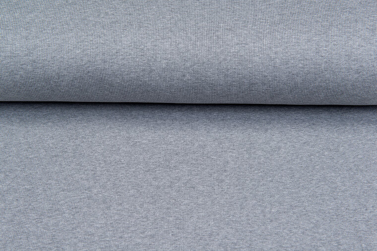 Rippjersey grau meliert