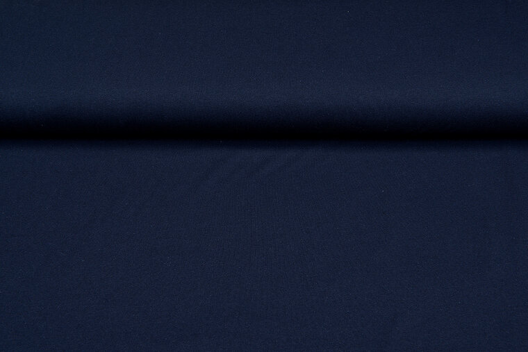 Basic Baumwolljersey dunkelblau