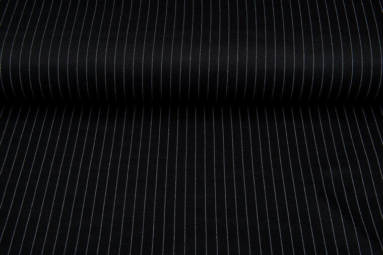 Romanit Jersey stripes schwarz-grau