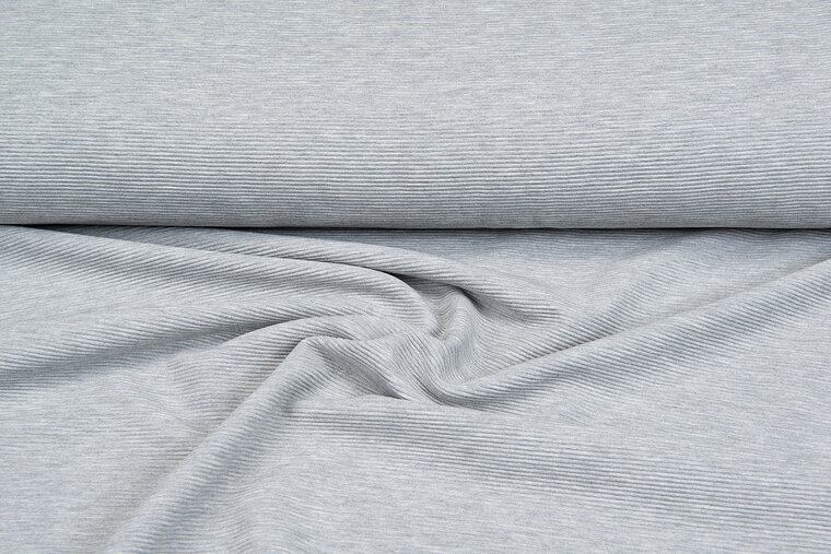 Ottoman Ripp Jersey grau