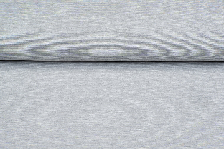 Ottoman Ripp Jersey grau