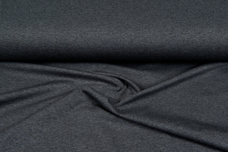 Romanit Jersey Anthrazit meliert