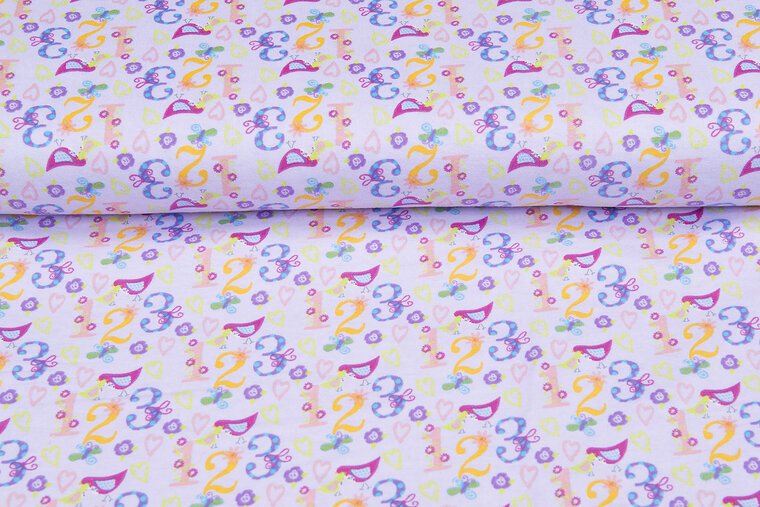 Flanellstoff numbers hellflieder