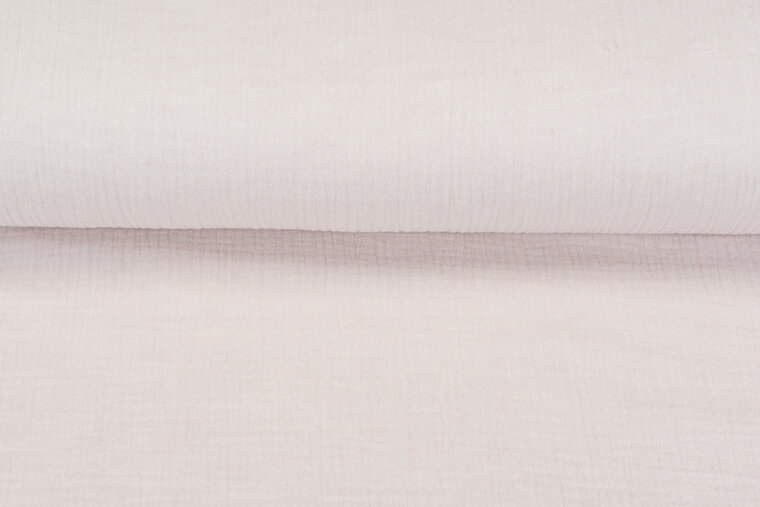 Baumwoll Musselin melange baby rosa