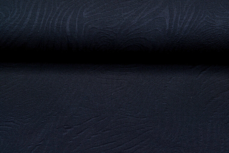 Strickstoff Jacquard retro stripes dunkelblau