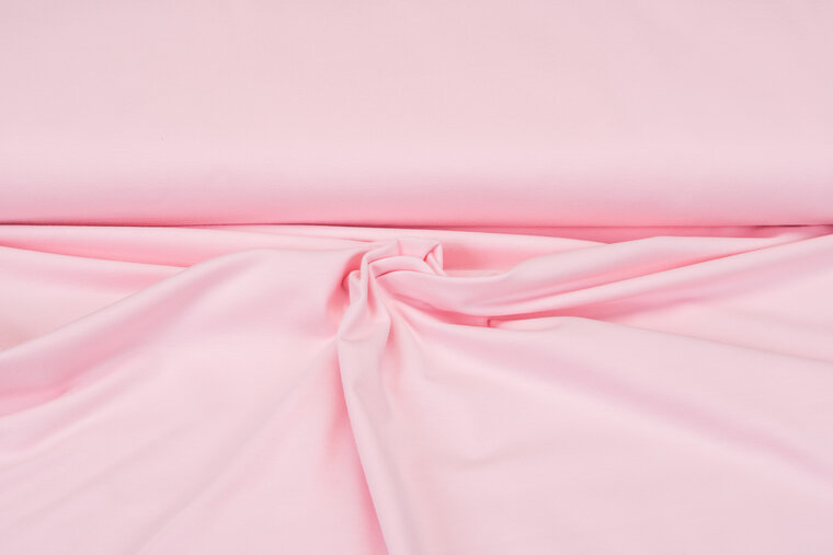 Baumwolljersey uni hellrosa