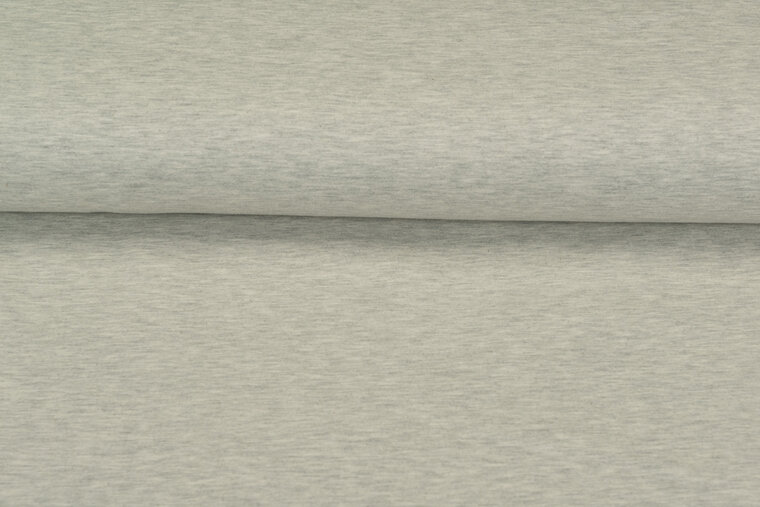 French Terry hellgrau meliert